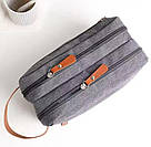 Дорожня сумка для туалетного приладдя косметичка для подорожей органайзер Solve Black KT6001152, фото 6