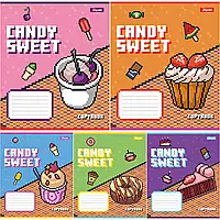 Зошит шкільний (А5, 12 аркушів, у клітку) 1Вересня Candy sweet 767185