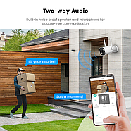 Вулична Wi-Fi камера 1DAL | Розумна камера спостереження IP66 (WS-Q303A) APP "Tuya", фото 8