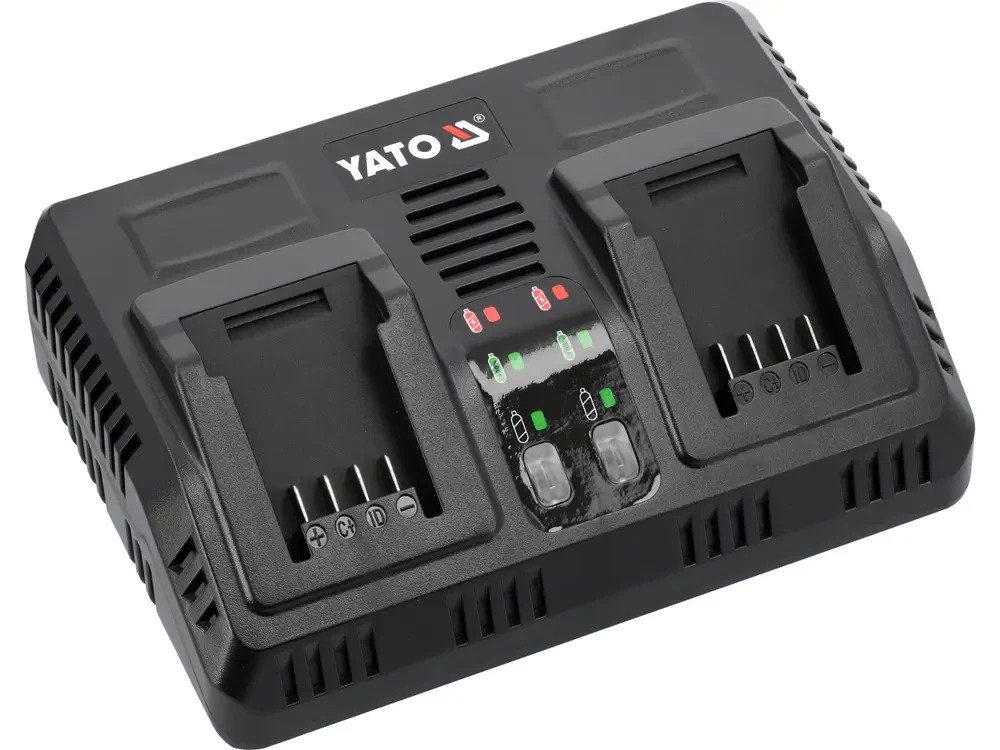 Подвійний зарядний пристрій 18В 2.2А YATO YT-828499, фото 1