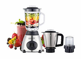 Стаціонарний кухонний блендер 3 в 1 кавомолка, м'ясорубка 2000Вт 1,5 Zepline ZP081