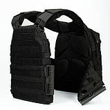 Плитоноска М3 Pro (Чорний) з системою швидкого скидання Plate carrier Балістика, фото 5