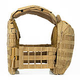 Плитоноска М3 Pro (Койот) з системою швидкого скидання Plate carrier Балістика, фото 6