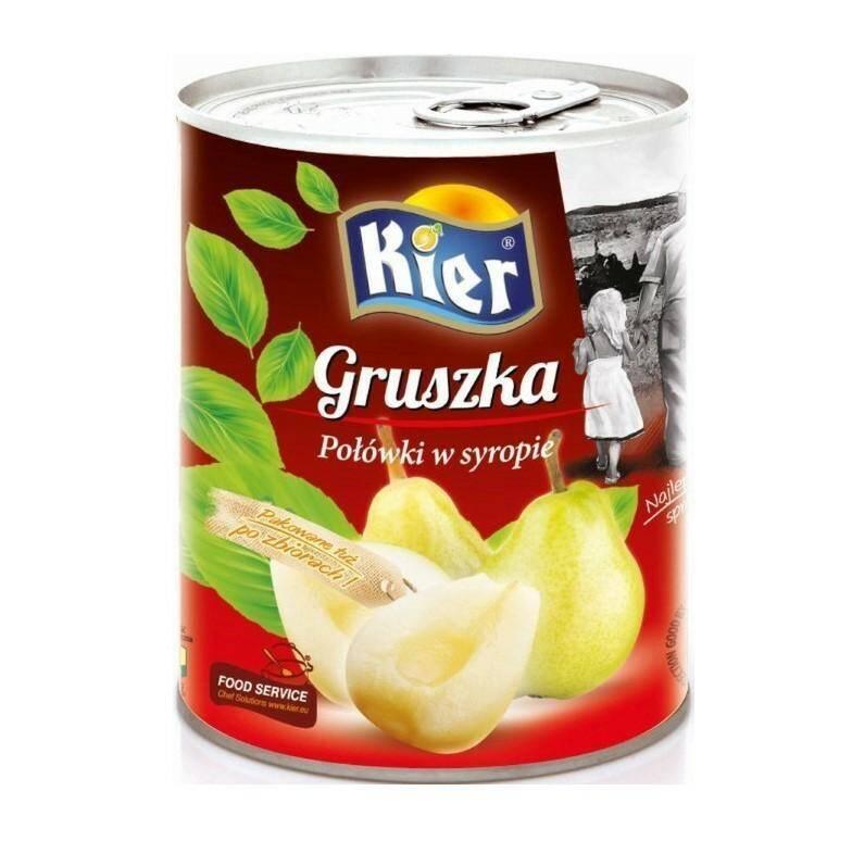 Груша вільямс консервована 820g Kier