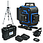 Лазерний рівень нівелір MARKER 4D 360 Pro + штатив з мікроліфтом 1.2 м, фото 2