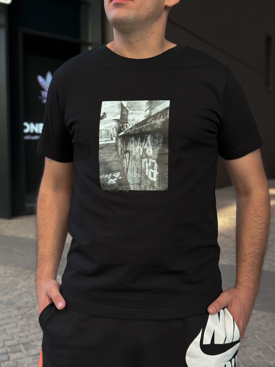 Футболка чоловіча Nike SB Skate T-shirt Black / DJ1216-010, фото 1