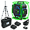 Лазерний рівень нівелір Marked 4D-360 16 ліній максимальна комплектація лазерний нівелір із зеленим променем, фото 5