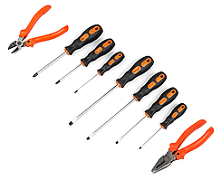 Набір шарнірно-губцевий Polax Стандарт пасатижі, бокорізи та набір викруток (335-005)