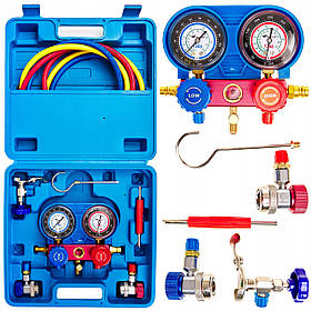 Набір для заправки кондиціонера (манометричний колектор) R-134a F06161