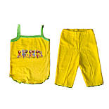 Комплект на дівчинку топ та велотреки 10.02, фото 4