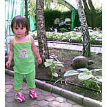 Комплект на дівчинку топ та велотреки 10.02, фото 8