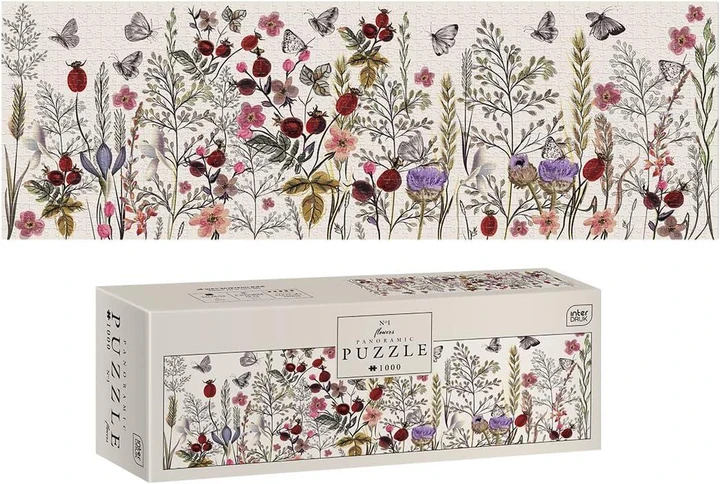 Пазли тришарові панорамні Flowers 1 Interdruk 326263