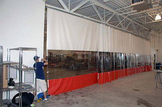 Штори в фарбувальну камеру з ПВХ тканини