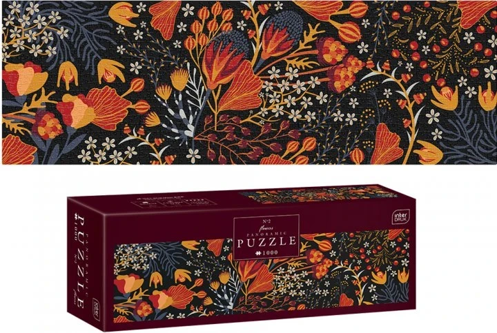 Пазли тришарові панорамні Flowers 2 Interdruk 326270