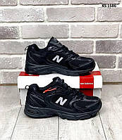 Кросівки чоловічі чорні сітка 41 44 45 New Balance 530 abzorb (чорні)