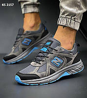 Кроссовки мужские Термотекстиль, кожа 42  Кросівки New Balance 481 v3 Black Blue (чорно/сині)