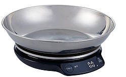 Кухонні електронні ваги для зважування продуктів Magio MG-784 з підсвіткою водостійкі сенсорні 5 кг