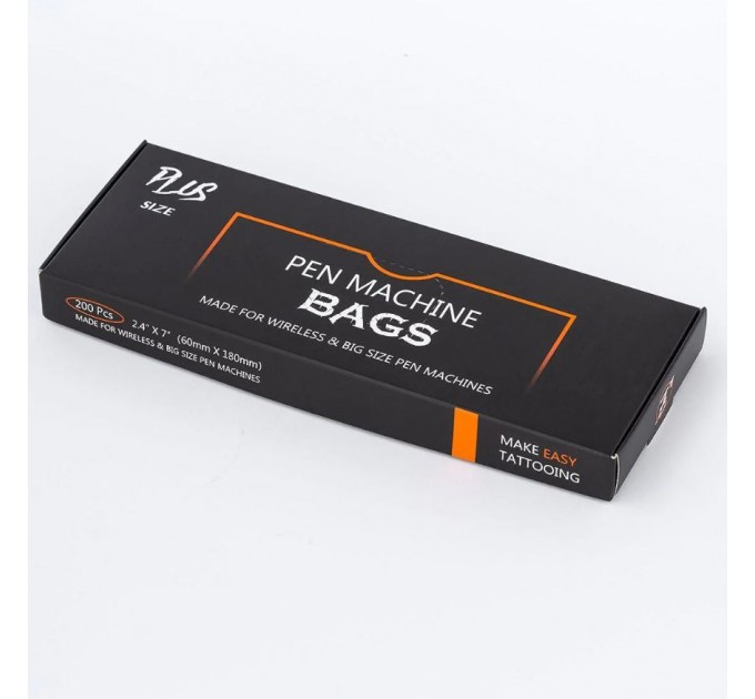 Бар'єрний захист EZ Pen Machine bags PLUSE SIZE 60mm-180mm прозора, 1уп.