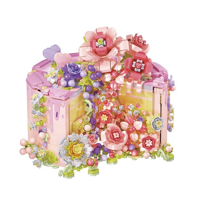 Конструктор для дівчинки від 6 років "Квітковий торт" 1540 деталей