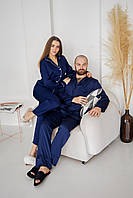 Жіноча піжама шовкова штани та сорочка S,M,L,XL