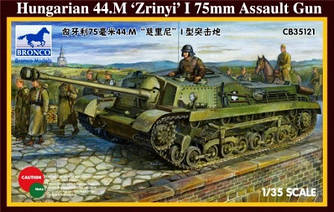 Hungarian 44.M Zrinyi I 75mm Assault Gun 1/35 BRONCO 35121