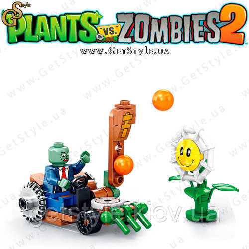 Набір Plants vs Zombies 62 блоків, фото 1