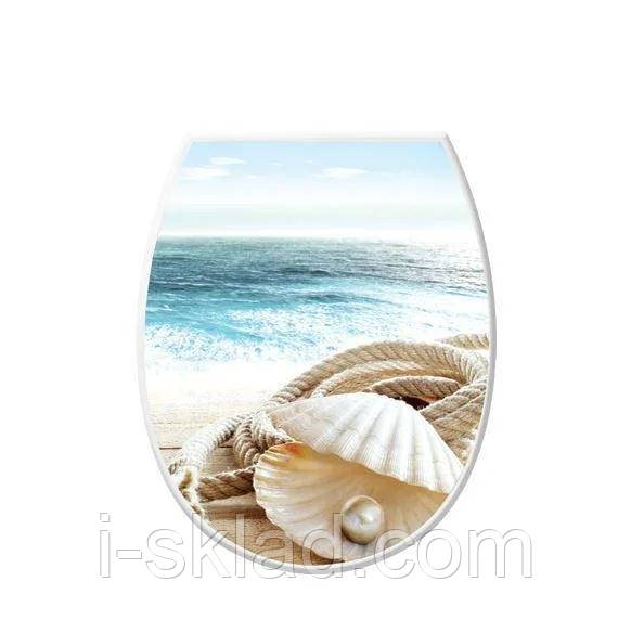 Кришка для унітазу Elif Декор 372 Париж