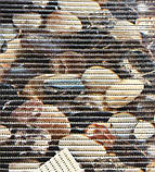 Килимок Аквамат на метраж ширина 80 см для Ванної Туалету Кухні Коридору Доріжка Універсальна чорний зі сріблом, фото 4