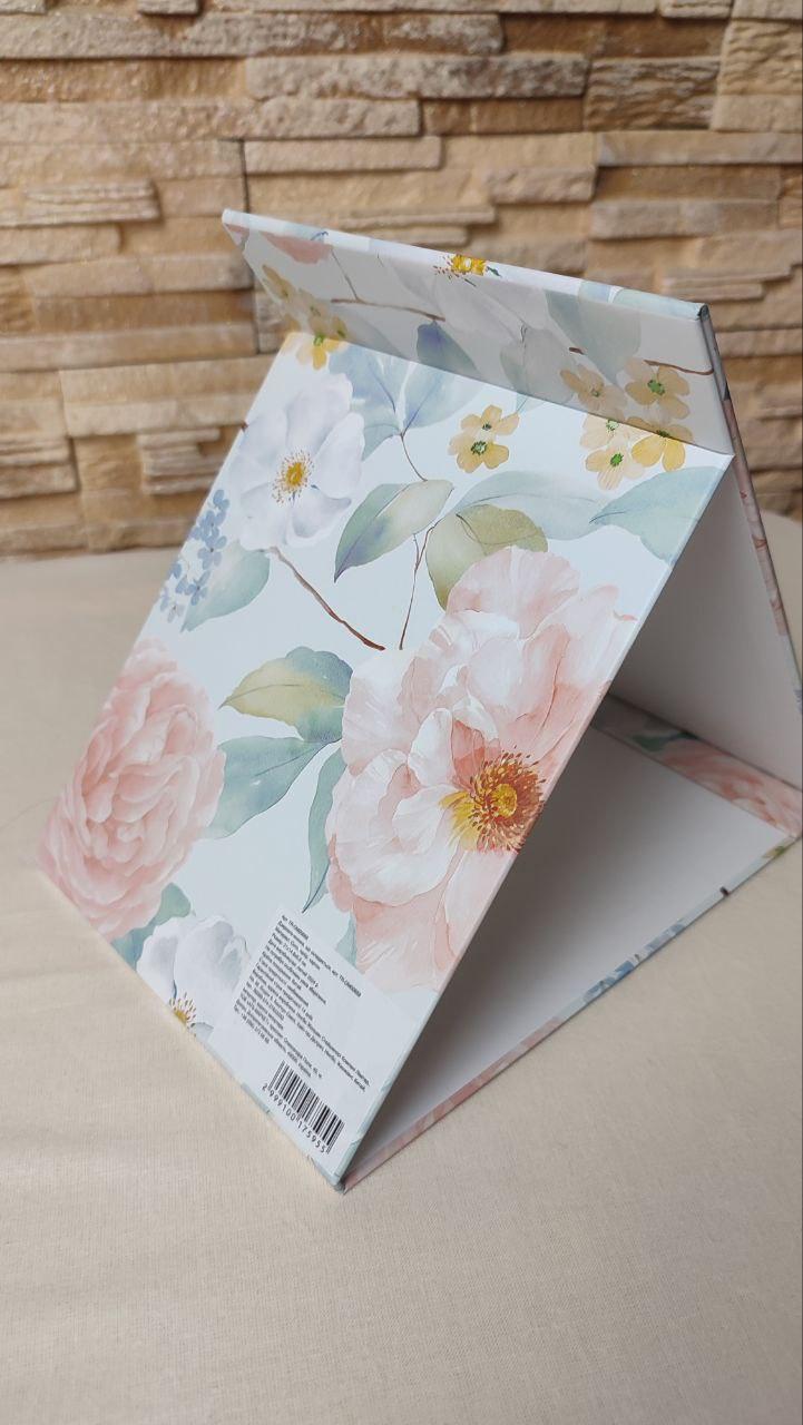 Дзеркало книжка настільне косметичне Flowering, фото 1