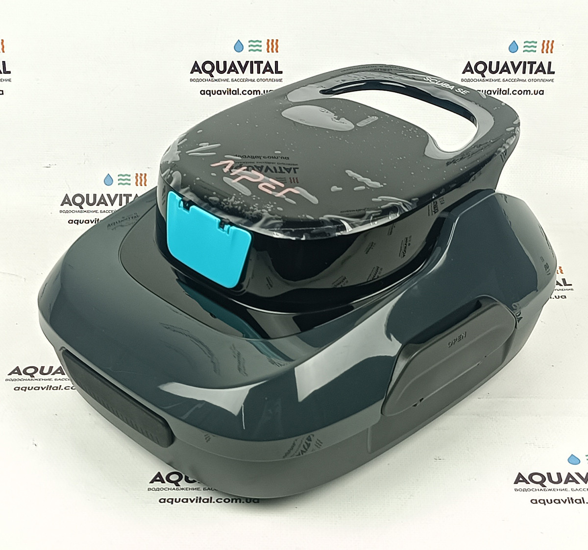 Бездротовий робот-пилосос для басейну Aiper Scuba SE Grey (для дна)