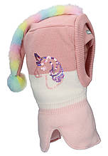 Зимова шапка-шолом для дівчинки TuTu 3-006410 (44-48)