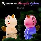 Нічник силіконовий дитячий Єдиноріжка LOSSO Unicorn JX-19, фото 4
