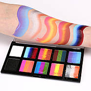 Аквагрим професійний градієнтний Poetry Shadow - 26 кольорів, пензлик - арт. NFC802, фото 5