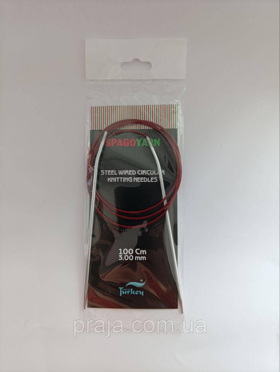 Кругові спиці Spagoyarn 100см-3мм, фото 1