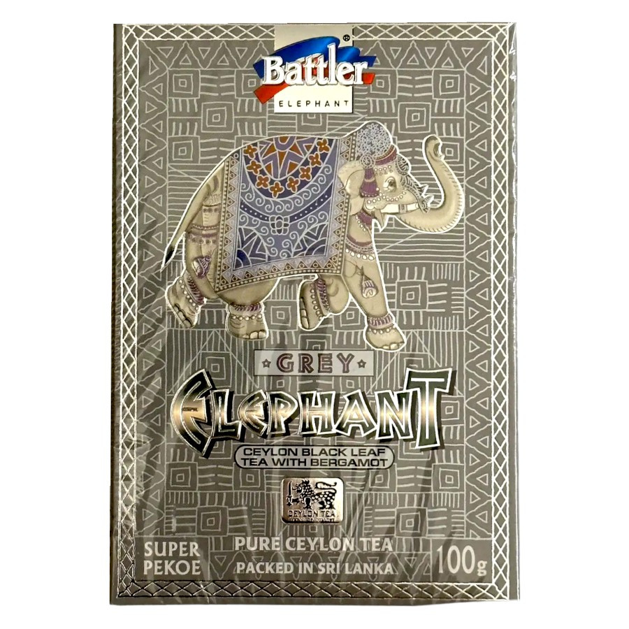 Цейлонський чорний чай Battler Earl Grey з олією бергамота 100 грам