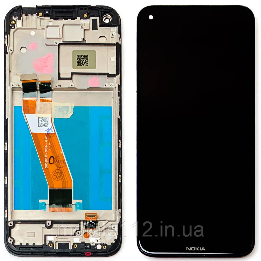 Екран (дисплей) Nokia 3.4 TA-1283, Nokia 5.4 з тачскріном оригінал Китай з рамкою