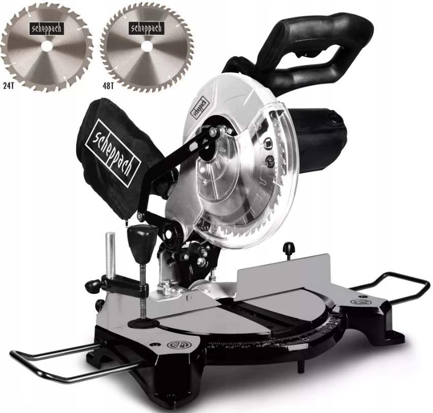 Пила торцювальна 2100W Scheppach MT210 BLACK, фото 1