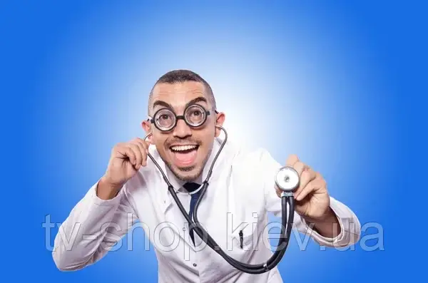 Стетоскоп фонендоскоп Доктора прикольний 2 пр., фото 1