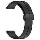 Ремінець для годинника Veron Silicone Magic Lock 20 mm Black