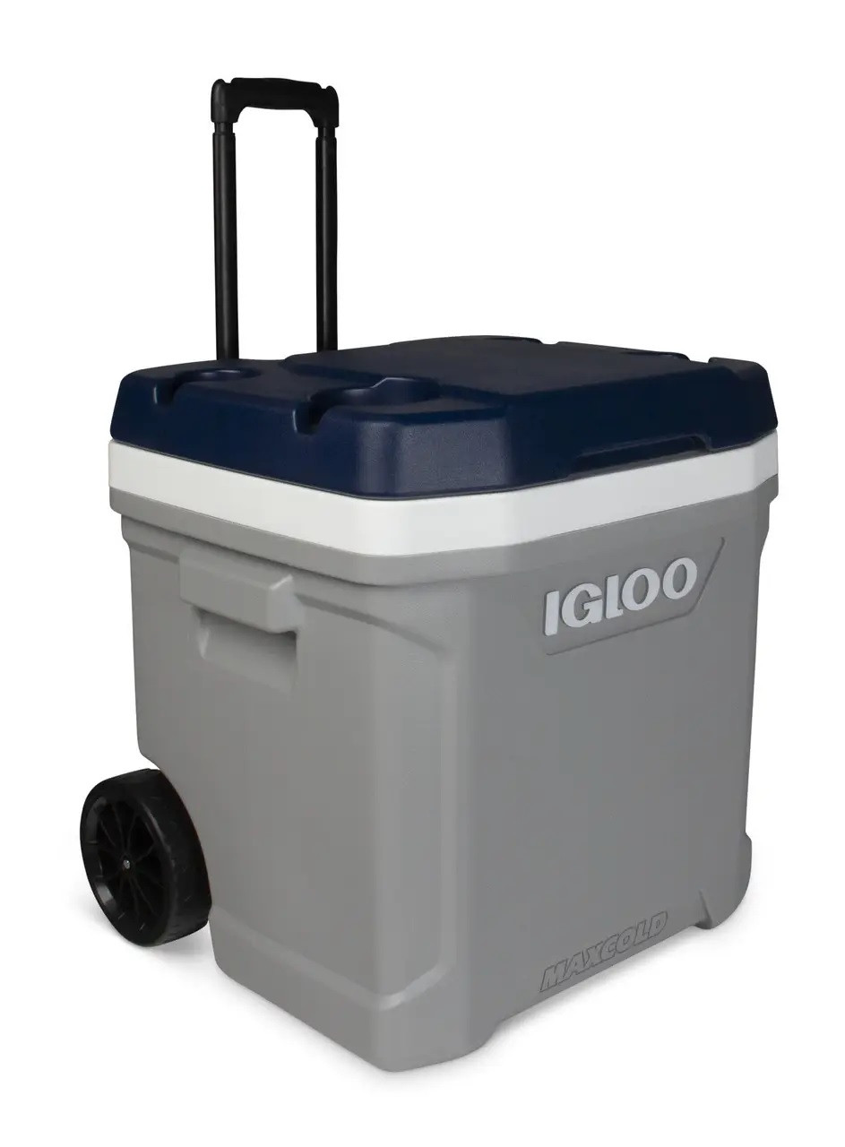 Ізотермічний контейнер 56л на колесах Igloo MAXCOLD LATITUDE 62 ROLLER 48х46,5х52 см Сірий