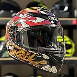 Мотошолом Dragon із тонованими склом інтеграл закритий для мотоцикла, скутера, фото 4