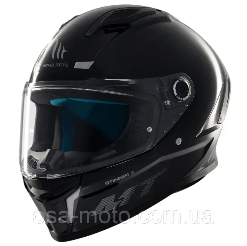 Мотошолом MT STINGER 2 A11 Solid Gloss Black