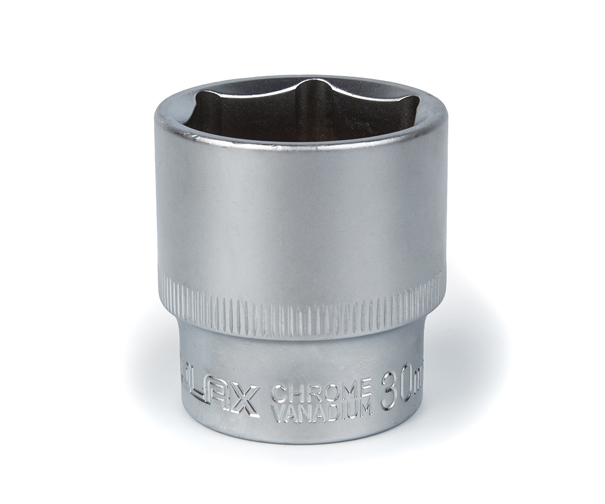 Головка торцева автомобільна шестигранна 30 мм, 1/2", Polax (25-097), фото 1