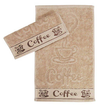 Рушник Parisa 30*50 (J-194 - бежевий coffee) 3916_j_194___coffee_bezhevijj G-Rich