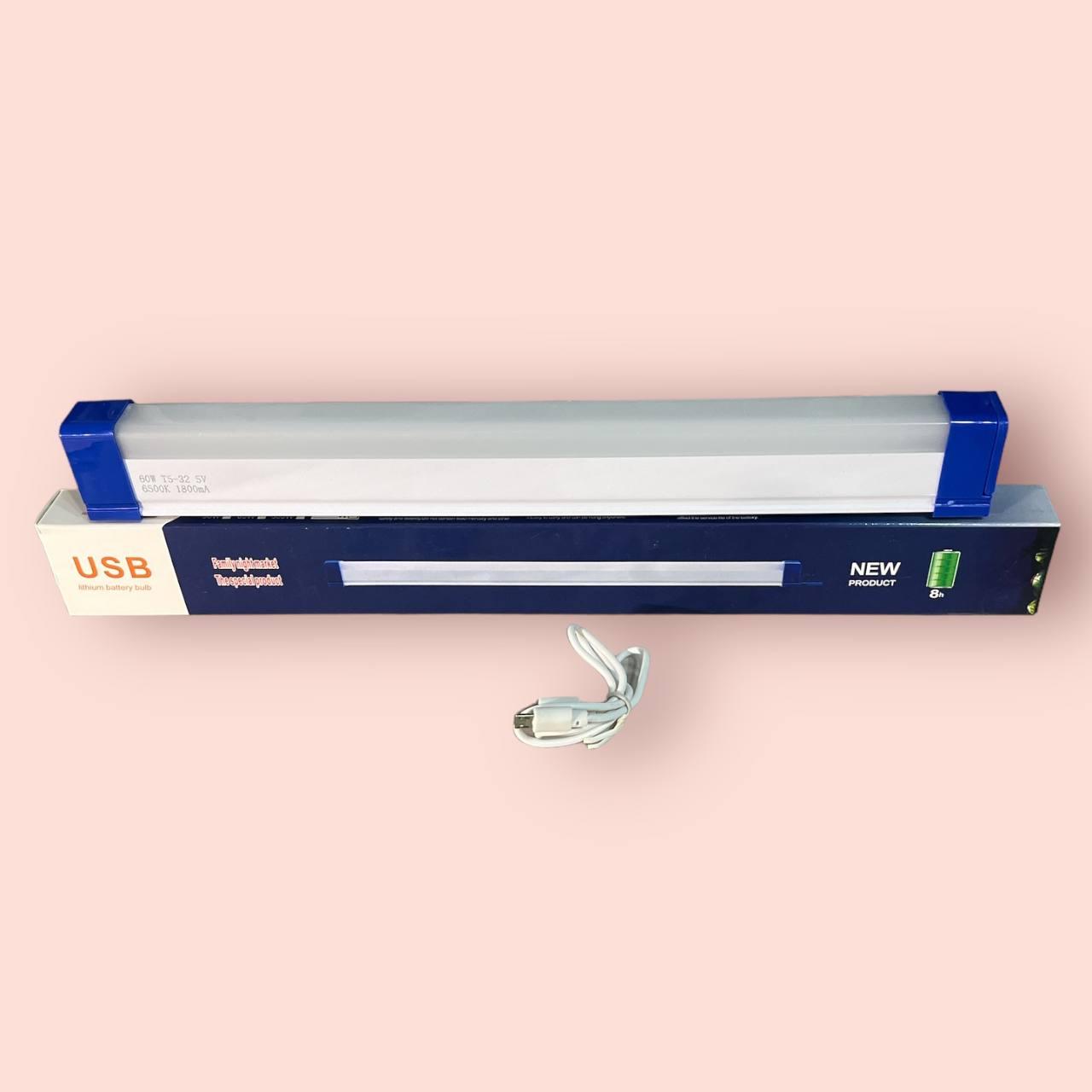 Світлодіодна USB LED лампа-нічник на магніті та 3 режими яскравості 32 см, фото 1