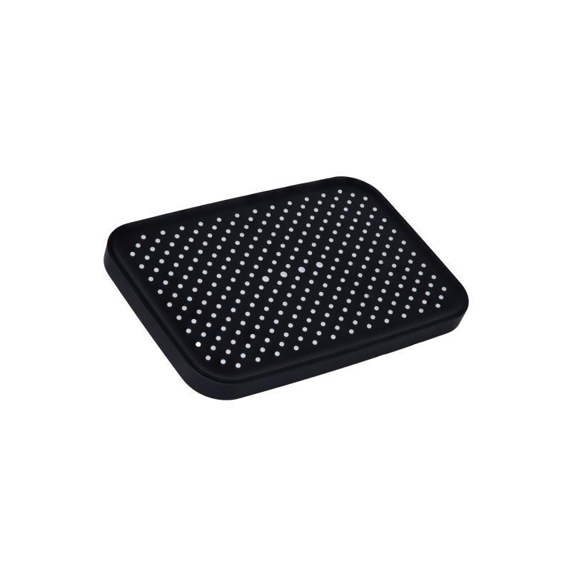 Лійка для верхнього душу Qtap Hlavova 300x200 мм прямокутна QTHLA107BLM45783 Black Matt, фото 1