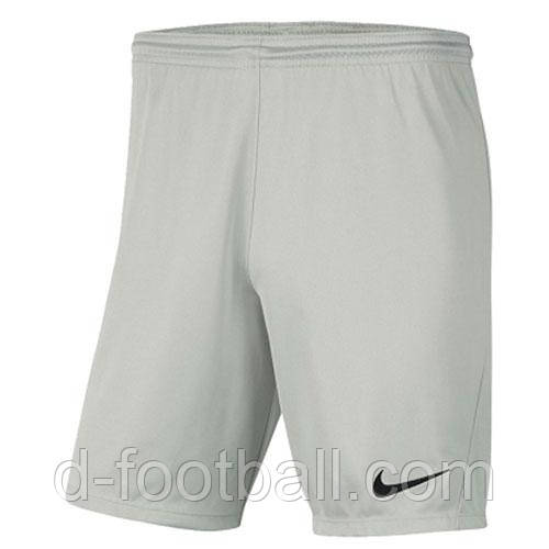 Спортивні ігрові шорти Nike Park III BV6855-017, Сірий, Розмір (EU) — M