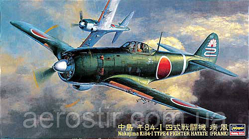 Nakajima Ki84-I Hayate [FRANK] 1/48 HASEGAWA JT67, фото 1
