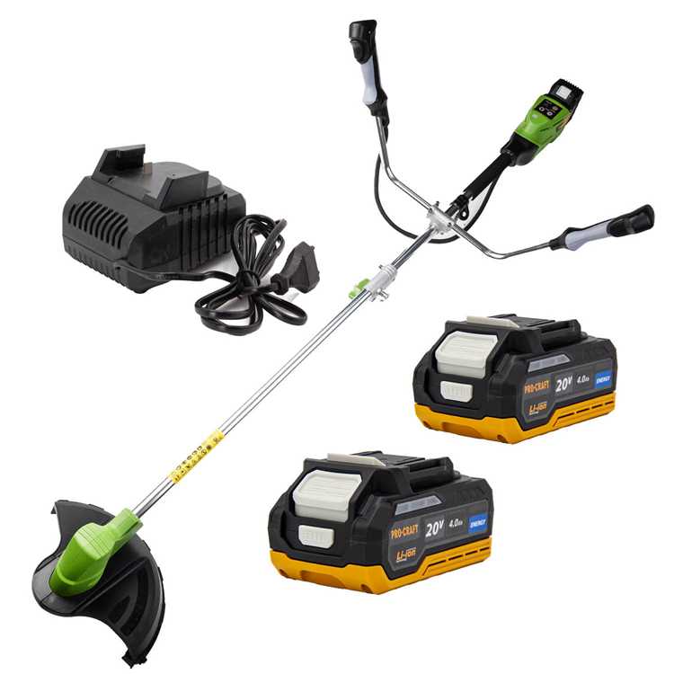 Акумуляторна коса Procraft PTA30 + 2 акб + ЗП, фото 1