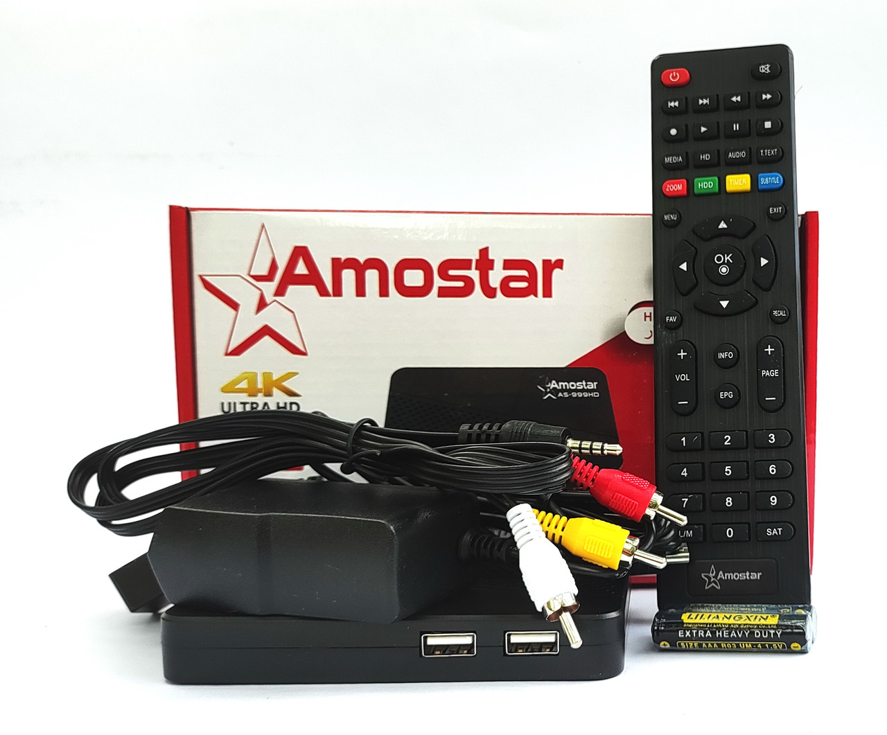 Супутниковий ресивер тюнер Amostar AS-999HD + Прошивка Гарантія 12 місяців, фото 1